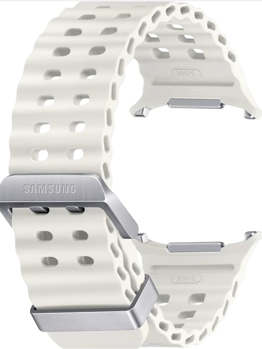 Samsung Galaxy Watch Ultra Marine Replacement Band white Model ETSNL70 New NIB